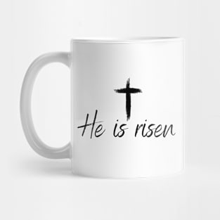 He is risen cross design Mug